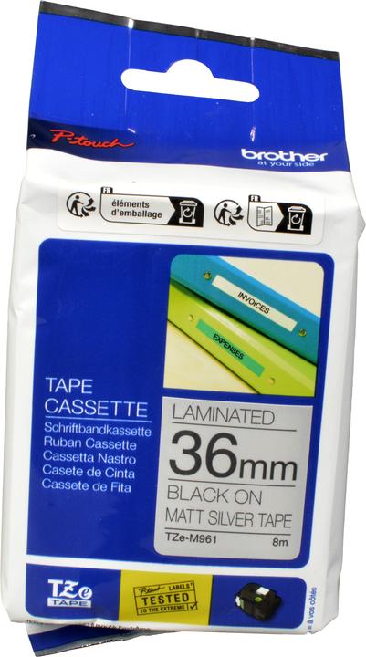 Brother P-Touch (3.60 cm, Silber)