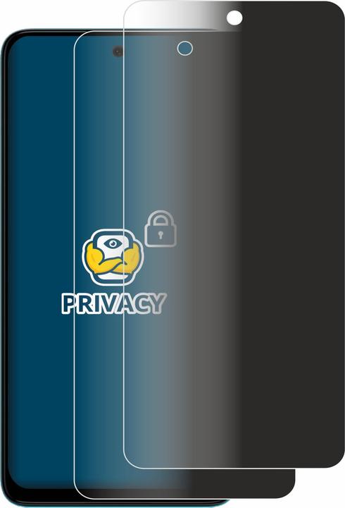 Actual product image BROTECT Anti-spy privacy film Blue light protection film (2 Piece, Motorola Moto G22)