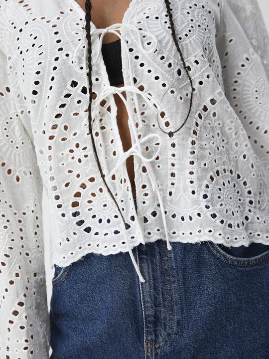 Image du produit Object Broderie Anglaise Blouse (38)