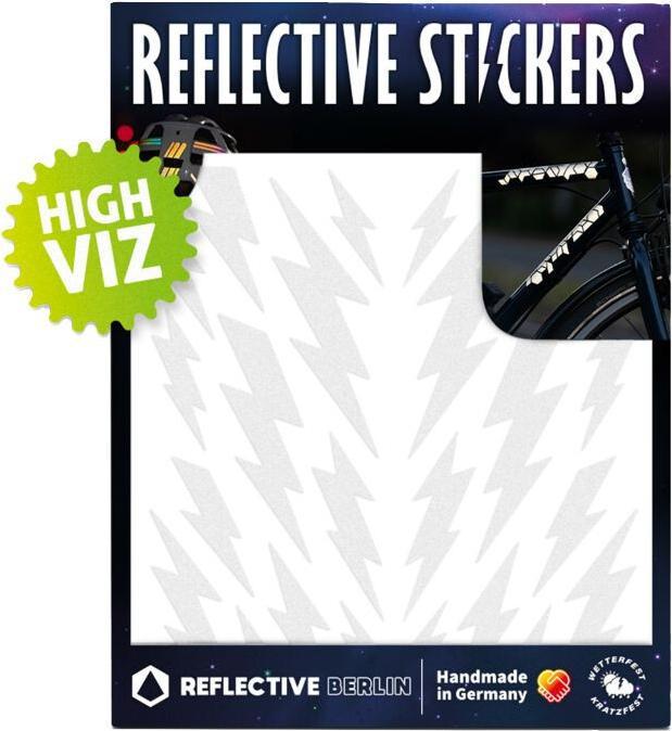 Actual product image Reflective Berlin Reflective helmet stickers