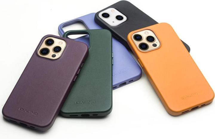 Immagine prodotto QiAlino Coque cuir véritable (compatibile MagSafe) (Apple iPhone 14 Pro Max)