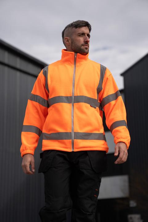 Actual product image Korntex Hi-Vis Fleece Jacket (S)