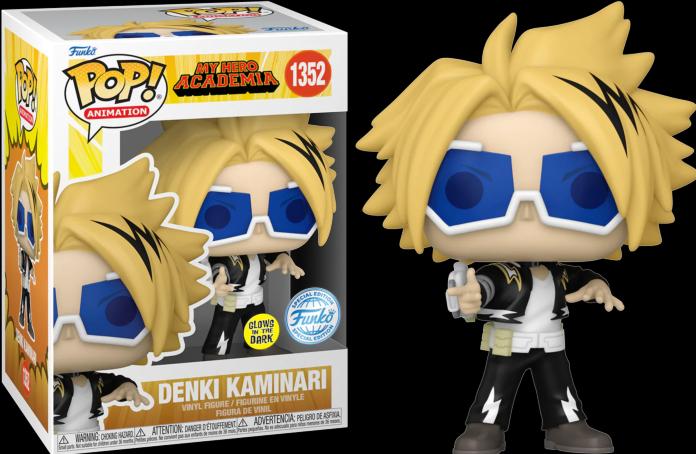 Actual product image Funko POP! Animation My Hero Academia Denki Kaminari Edition Limitée Phosphorescente