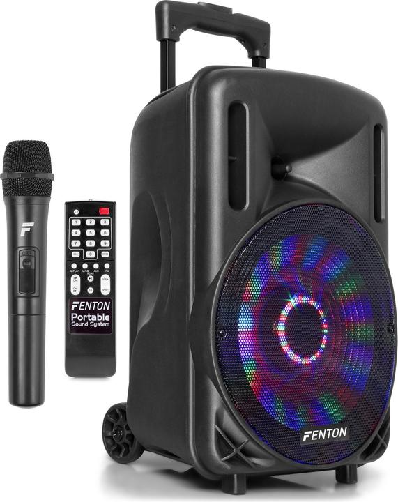 Actual product image Fenton FT10LED Active Trolley Speaker (Active, 1x 450 W)