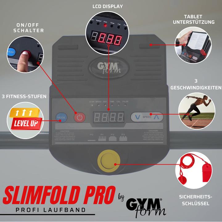 Immagine prodotto Gymform Slim Fold Treadmill PRO