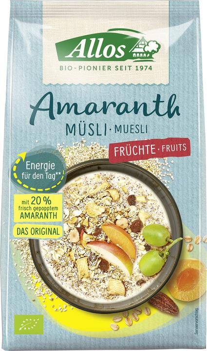 Actual product image Allos Amaranth muesli fruits (375 g)