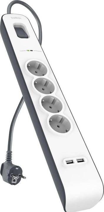 Actual product image Belkin BSV401VF2M (4 x, CEE 7/3, USB-A, 2 m)
