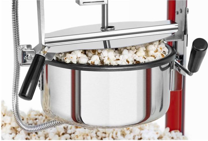 Actual product image Royal Catering Small Popcorn Machine - 1600 W, stainless steel, tempered glass and Teflon