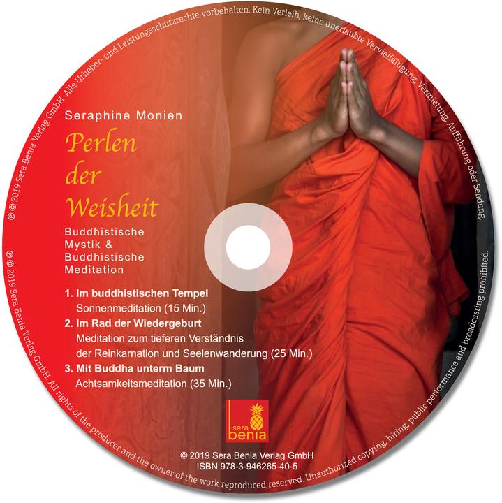 Immagine prodotto Perlen der Weisheit – Buddhistische Mystik & Buddhistische Meditation (CD) (Tedesco, Seraphine Monien, Sera Benia Publishing Ltd., 2019)