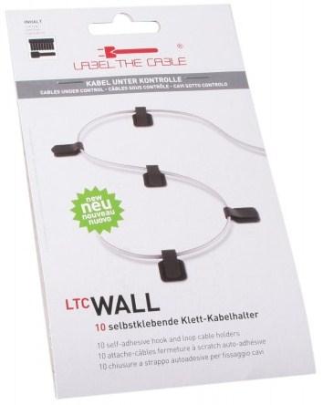 Immagine prodotto Label-the-cable Fascette da parete in velcro LTC, confezione da 10 pezzi (Fascette in plastica, 90 mm, 10 pz.)