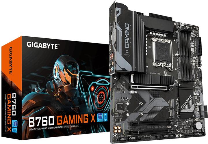 Produktbild Gigabyte B760 GAMING X (LGA 1700, Intel B760 Express, ATX)