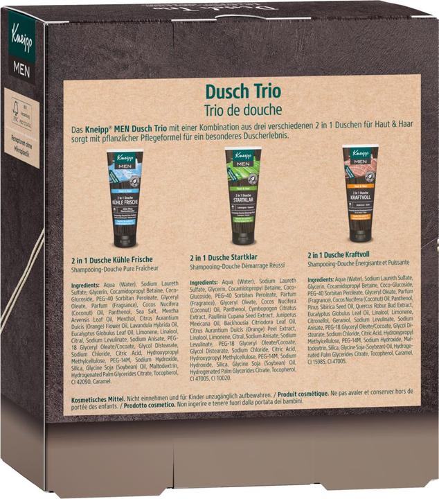 Immagine prodotto Kneipp Coffret cadeau MEN Trio de douche (Set per la cura del corpo)