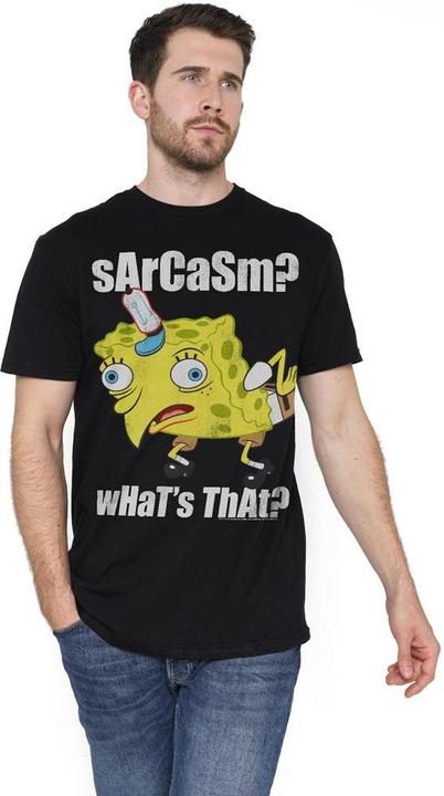 Produktbild Spongebob Squarepants Sarcasm Meme TShirt (5XL)