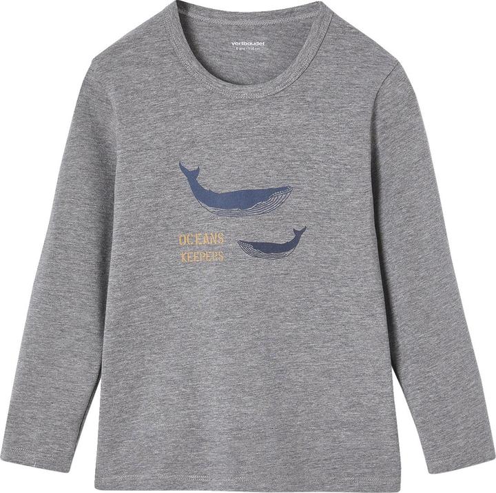 Produktbild Vertbaudet 3er-Pack Jungen Shirts mit Wal BASIC Oeko-Tex (128)