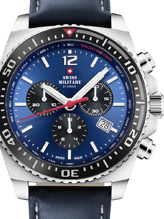Produktbild Swiss Military SM34093.04 Sport Chronograph 45mm 10ATM (Sportuhr, 45 mm)