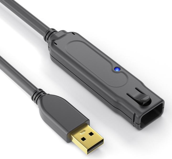 Purelink USB 2.0-Verlängerungskabel DS2100-240 24 m (24 m, USB 2.0)