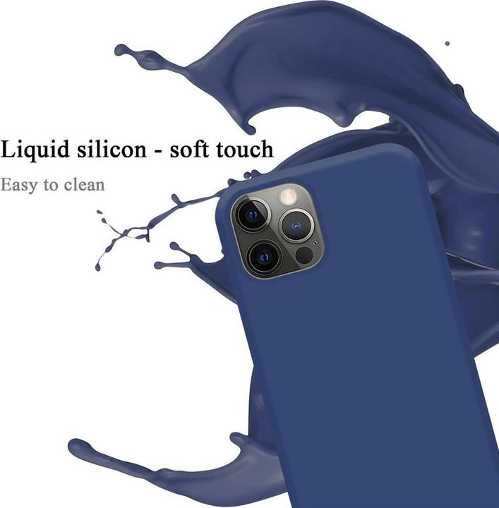 Actual product image Cadorabo TPU Liquid Silicone Case Cover (Apple iPhone 12 Pro Max)
