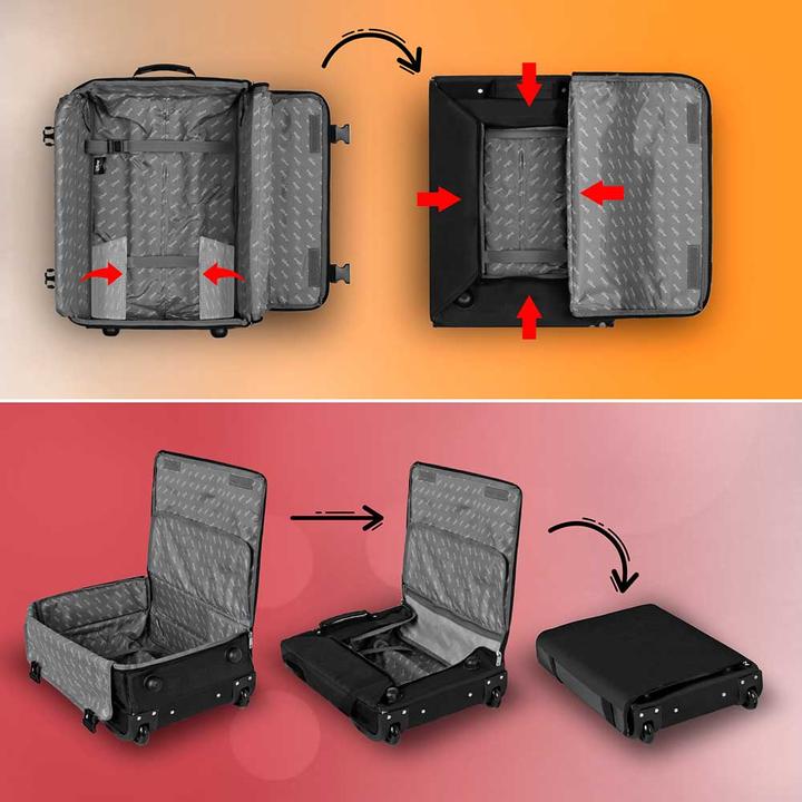 Actual product image Karactermania Foldable Cabin Suitcase Curious