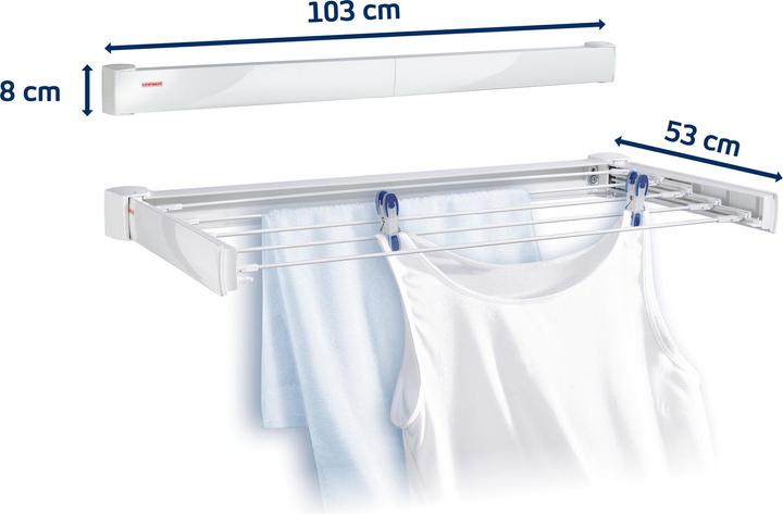 Produktbild Leifheit Wandtrockner Telegant 72 Protect (7.20 m)
