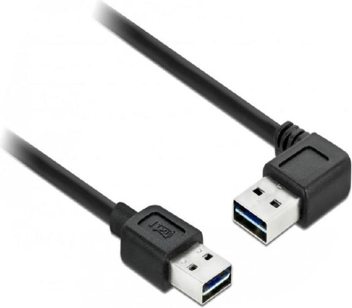 Image du produit Delock Câble USB2.0 Easy, A-St.-A.St., coudé (1 m, USB 2.0)