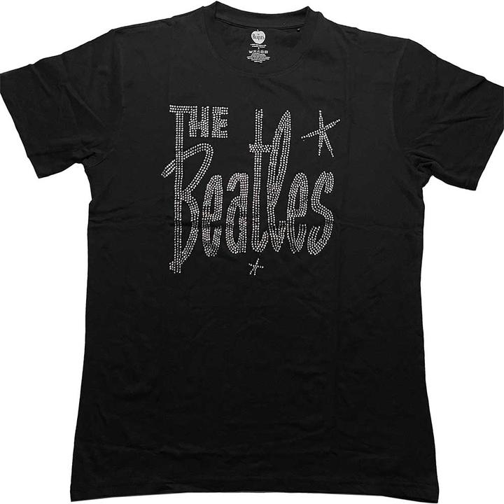 The Beatles Retro Logo Crystals Embellished