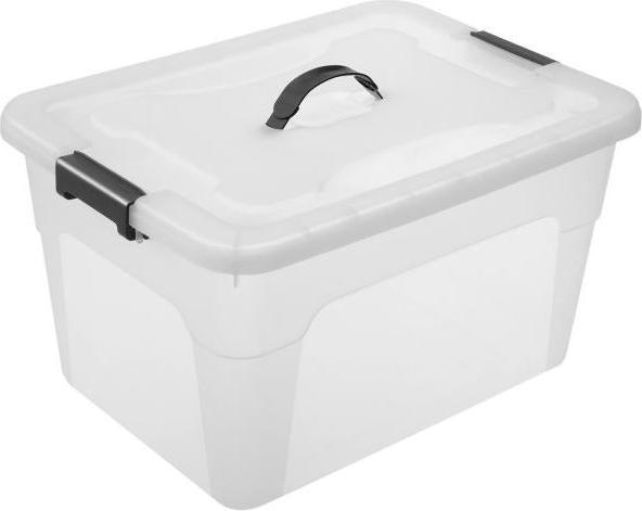 Image du produit Juskys Set de boîtes de rangement avec couvercle (33 x 45 x 26 cm, 30 l)