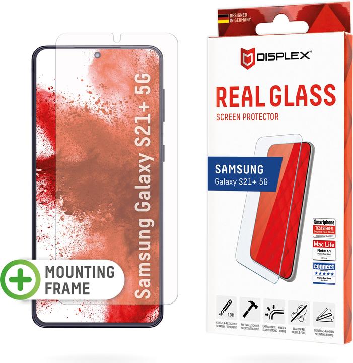 Immagine prodotto Displex Real Glass, 2D Panzerglas (1 Pezzo/i, Samsung Galaxy S21+ 5G)