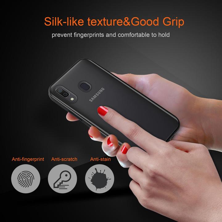 Productafbeelding Cadorabo Hybride matte hoes (TCL A30, Samsung Galaxy M10, Samsung Galaxy A20)
