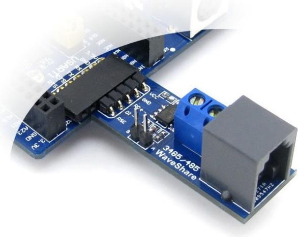 Actual product image WaveShare 3.3V RS485 module