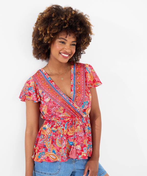 Produktbild Joe Browns Tropical Palm Print Relaxed Co-Ord Top (10)