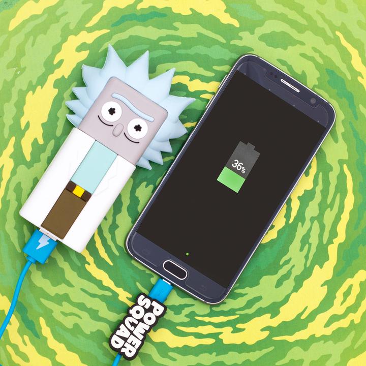 Produktbild PowerSquad Powerbank CN "Rick" - Cartoon Network (2500 mAh, 9.25 Wh)