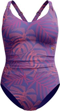 Speedo Shaping Printed V Neck 1 Piece