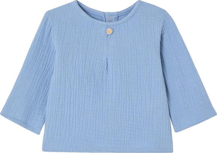 Image du produit Vertbaudet Bio-Kollektion: Baby Hemdbluse aus Musselin (68)