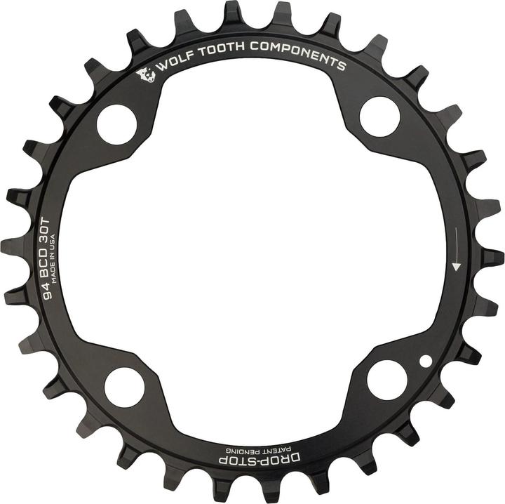 Produktbild Wolf Tooth SRAM Kettenblatt, 94 BCD, 4-Loch, 34 Z., black (94)