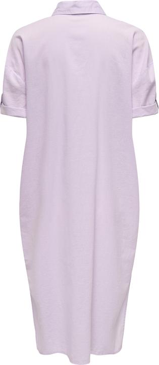 Produktbild JdY Locker geschnitten Hemdkragen Voluminöser Armschnitt Midikleid Kleid (XL)
