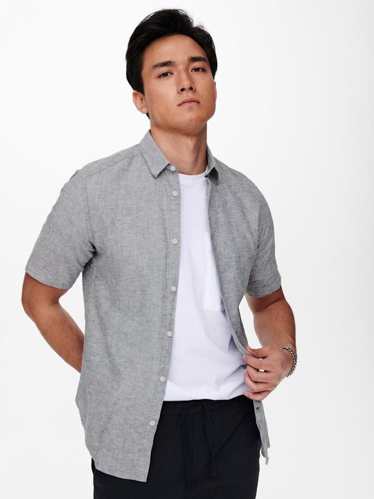 Image du produit Only & Sons Chemise à manches courtes en lin (XL)
