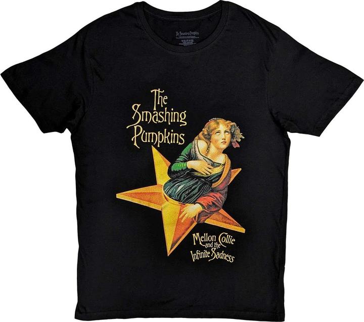 Actual product image The Smashing Pumpkins Unisex Adult Mellon Collie Cotton T-Shirt (XL)