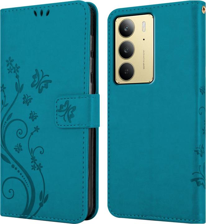Actual product image Cadorabo Case for Realme C75 Flower Book (Siemens CC75)