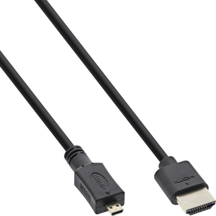 Image du produit InLine HDMI (Typ A) — micro HDMI (Typ D) (1.50 m, HDMI)
