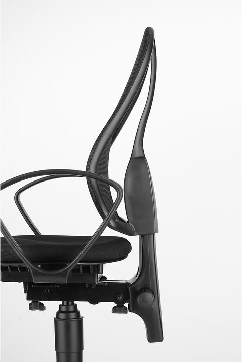 Image du produit Schäfer Shop Chaise de bureau BALANCE 400 NET, contact permanent, avec accoudoirs, siège orthopédique fitness