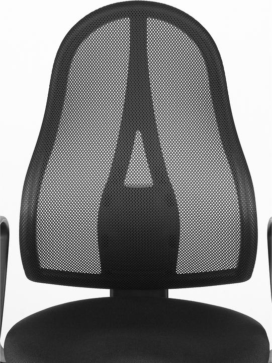 Image du produit Schäfer Shop Chaise de bureau BALANCE 400 NET, contact permanent, avec accoudoirs, siège orthopédique fitness