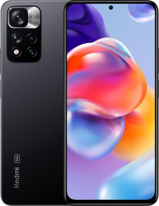 Produktbild Xiaomi Redmi Note 11 Pro 5G (128 GB, Graphite gray, 6.67", Hybrid Dual SIM, 108 Mpx, 5G)