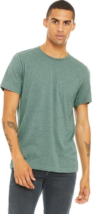 Actual product image Bella Canvas Adults Unisex Heather Cvc Short Sleeve T-Shirt (XXL)