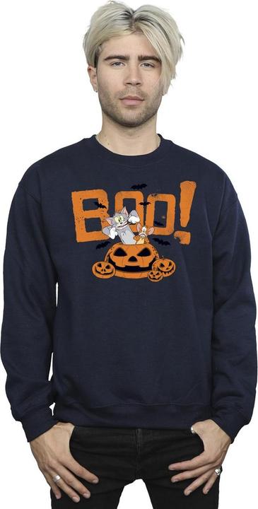 Actual product image Tom & Jerry Mens Halloween Boo! Sweatshirt (S)