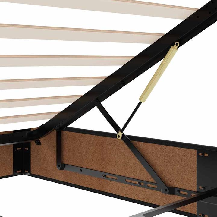 Image du produit VidaXL Ottoman-lit sans matelas Noir 90x190 cm velours (90 x 190 cm)
