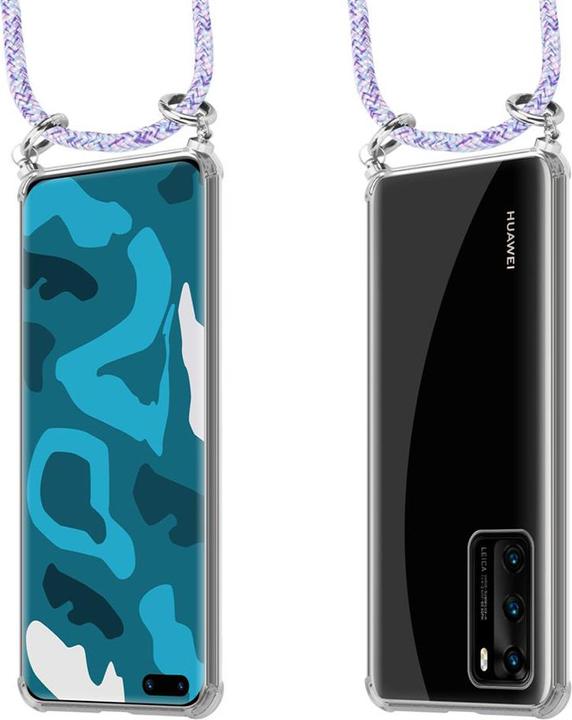 Produktbild Cadorabo TPU Handy Kette SILBER Cover