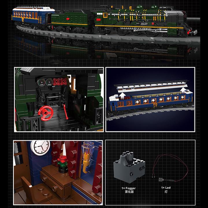 Produktbild Mould King Orient Express - SNCF 231 Dampflokomotiven Set