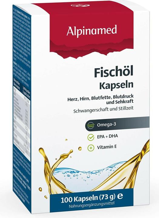 Actual product image Alpinamed Fish oil (100 Piece, Capsules, 70 g)