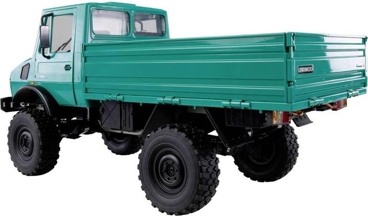 Immagine prodotto Amewi 22660 Unimog Advanced, benzina 1:12 modello di camion elettrico RC RtR (RTR pronto all'uso)