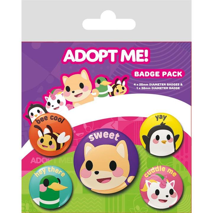 Produktbild Adopt Me Abzeichen Core 5erPack